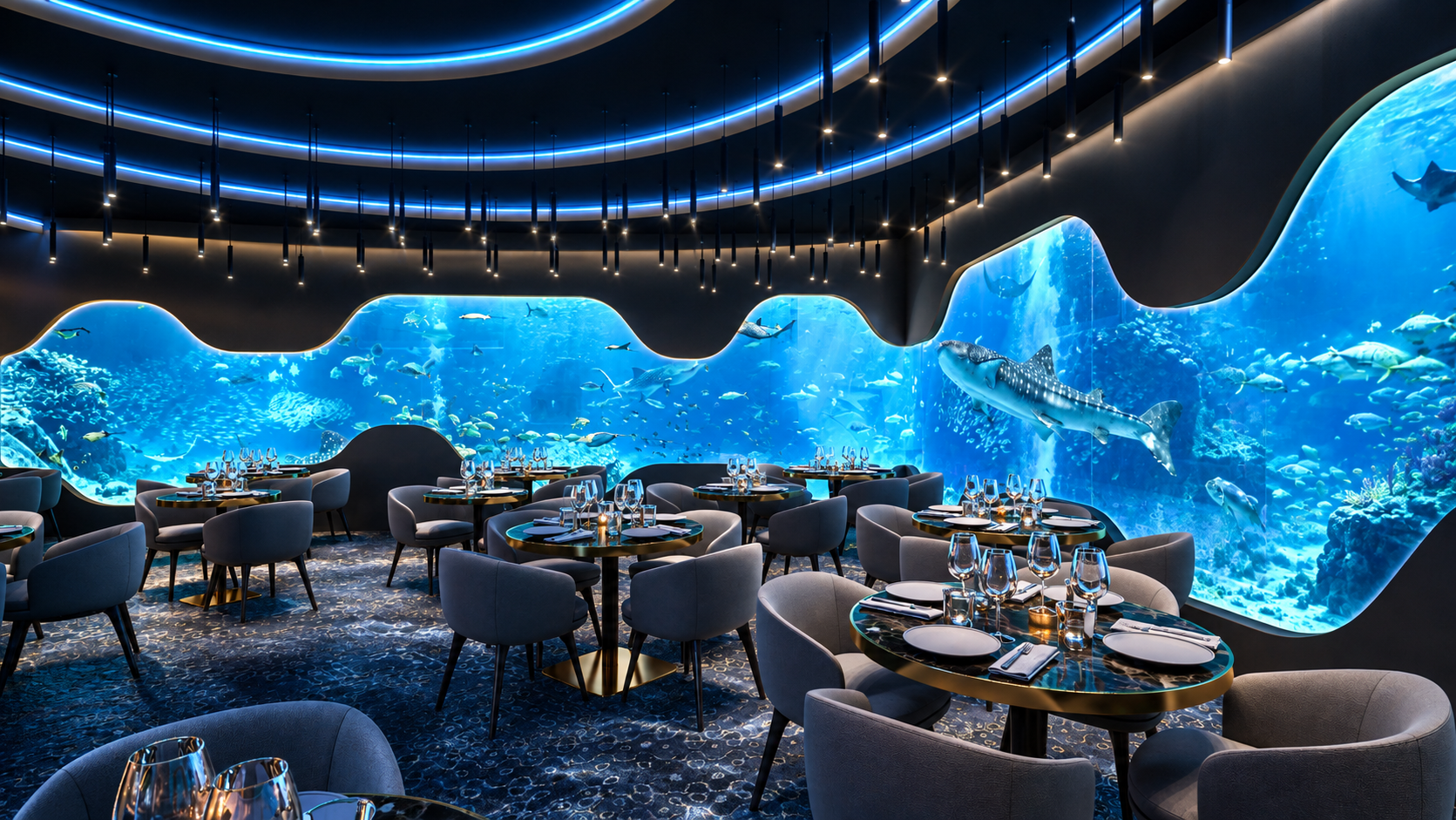 Casinò e Ristorante Tema Sottomarino