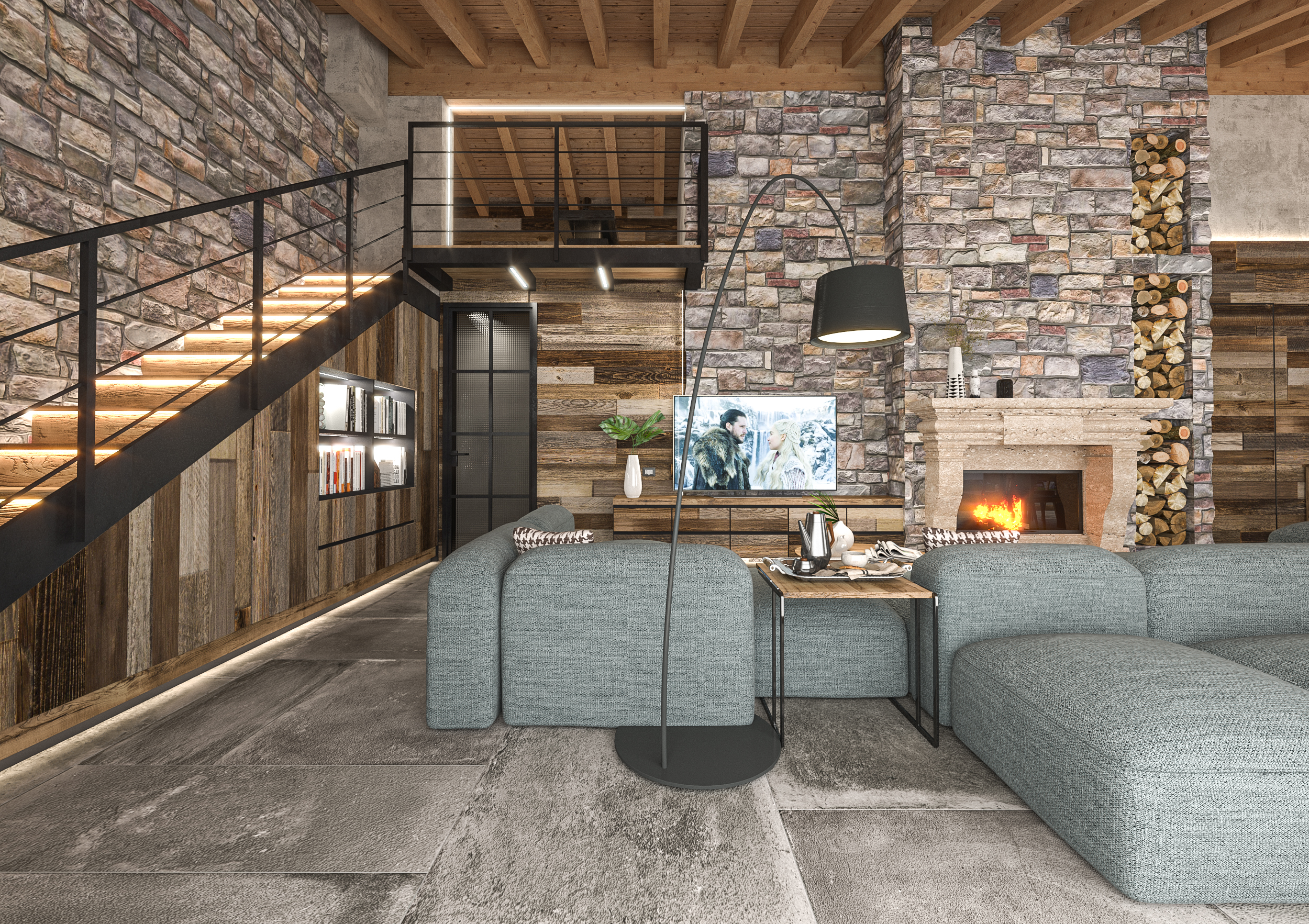 Interior Villa Lago d'Iseo