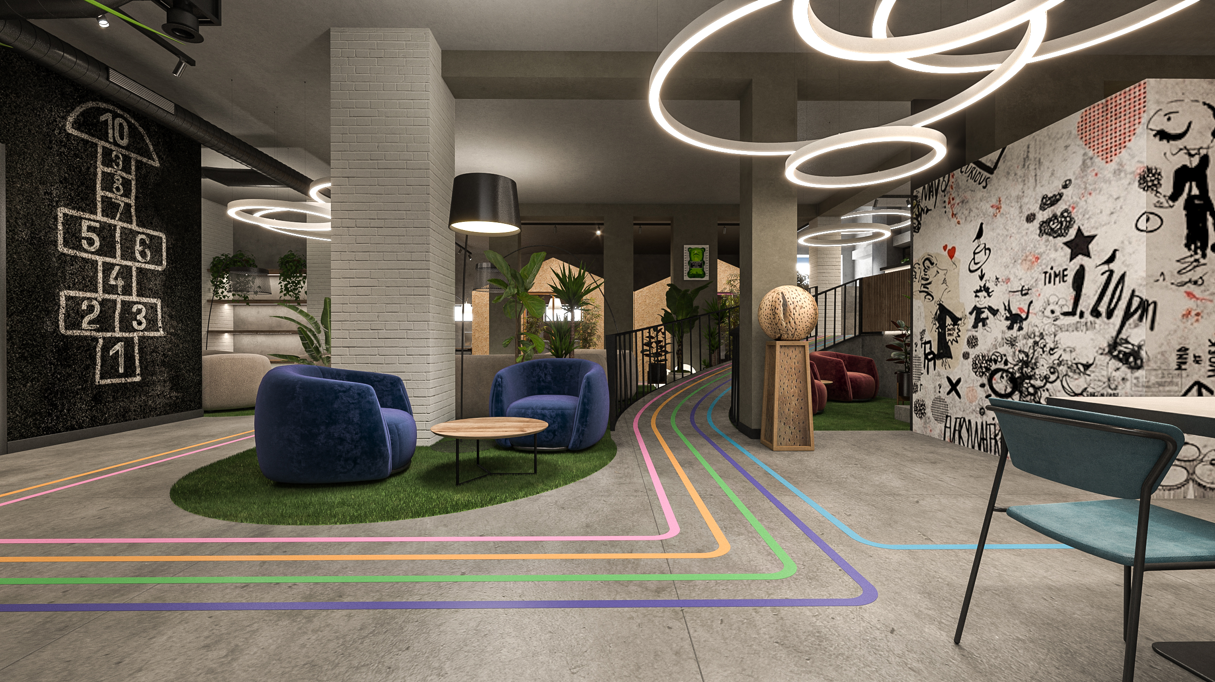 Interior Design Uffici Polifunzionali