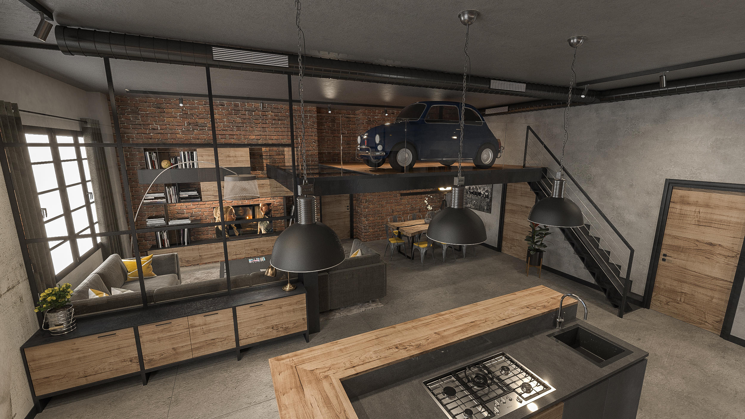 Nuovo Design Loft Industriale