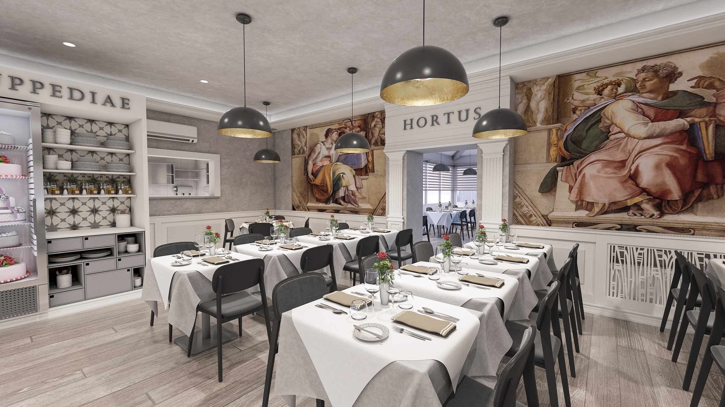 Design Ristorante Stile Classico