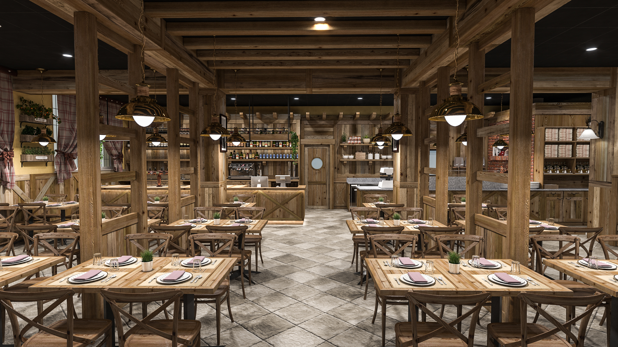 Ristorante Pizzeria in Stile Montano