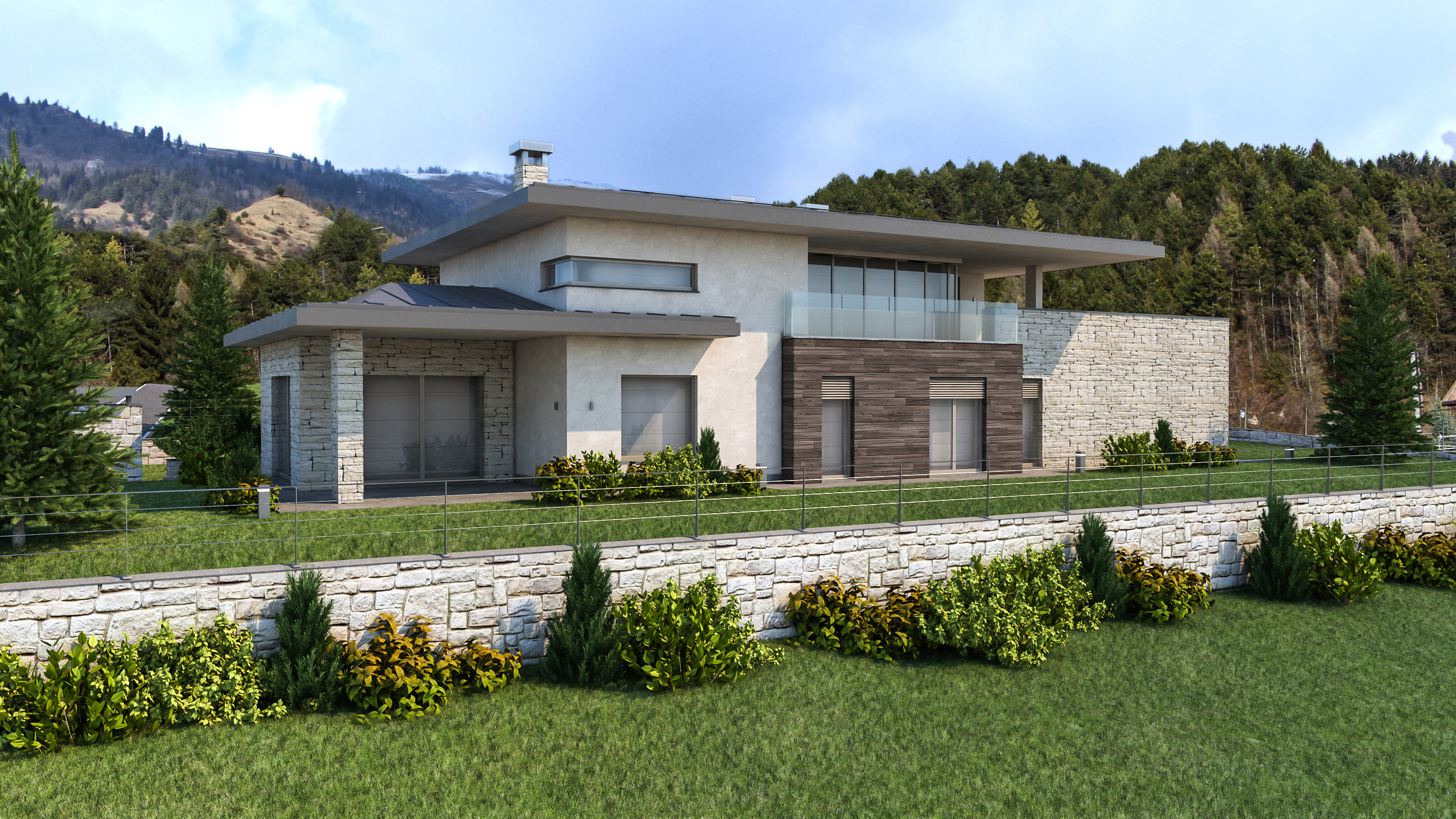 Villa Moderna di Montagna