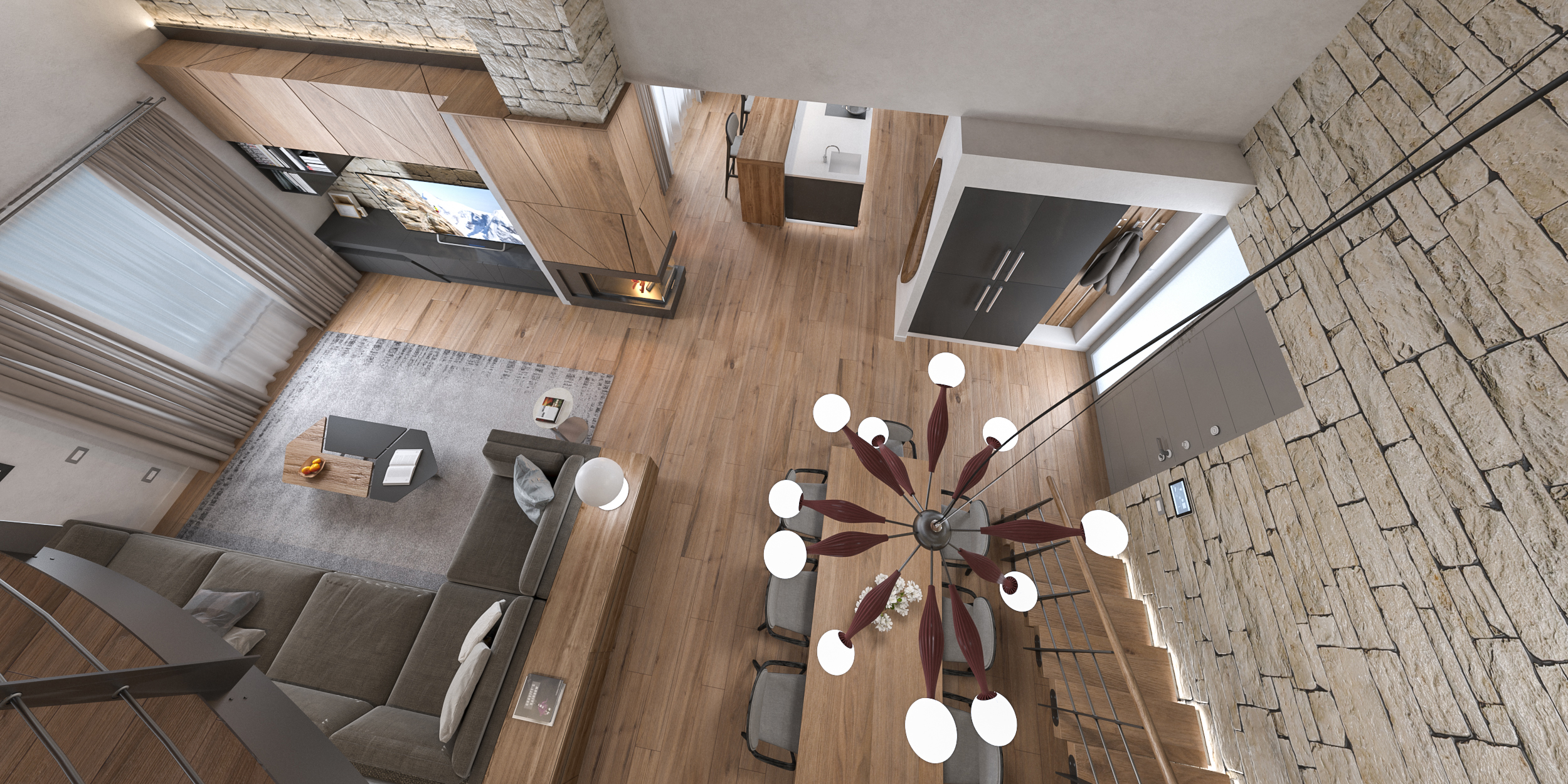 Interior Villa Smart di Montagna