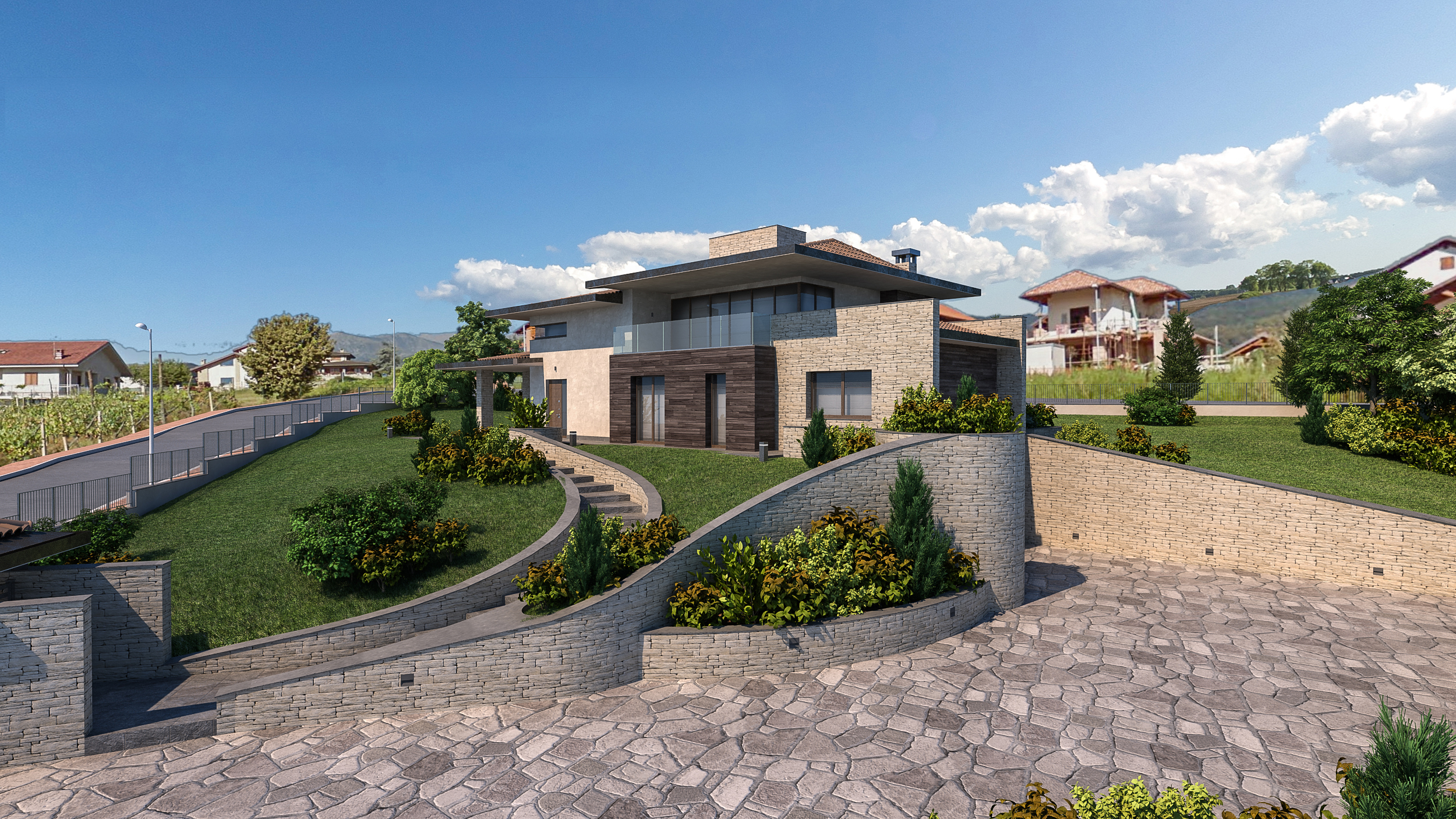 Villa Moderna in Collina